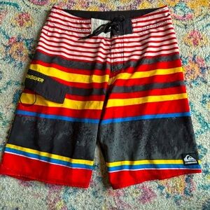 Quiksilver Striped Board Shorts